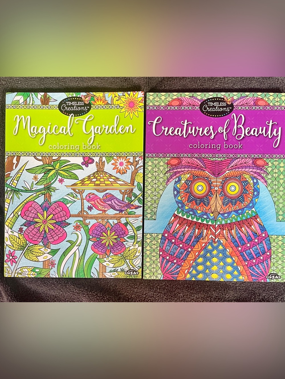 Adult Coloring Books Creatures of Beauty & Magical Garden